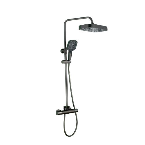 Душевая стойка ALMAes Doris GK-0348 настенная цвет оружейная сталь