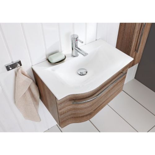 Тумба с раковиной Puris For Guests SETFG6005R(722/161) 60х40 подвесная цвет белый