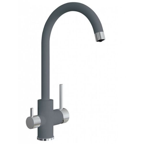 Смеситель для кухни Florentina Клио 333.13Н.2123.307 на мойку серый