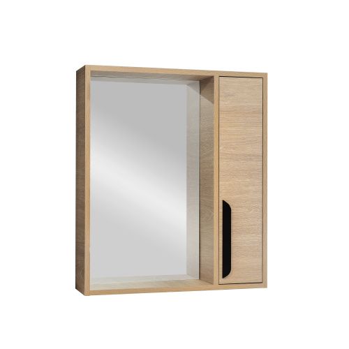 Зеркало-шкаф Viant КЕЛЬН VKEL60SD-ZSH 60х70 подвесной цвет белый/бежевый