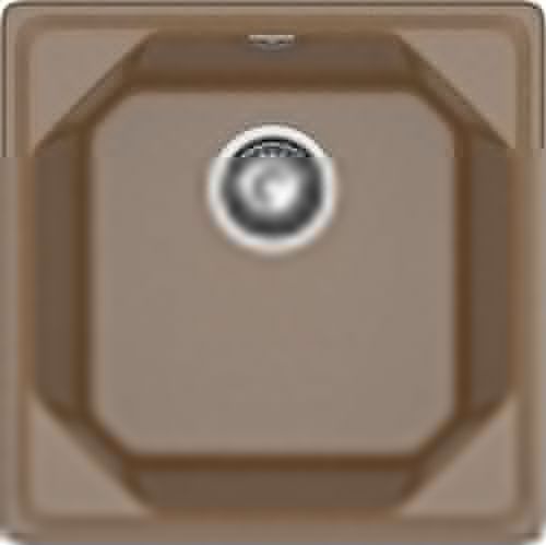 Кухонная мойка Granfest Unique U-500 терракот 50х50 цвет коричневый поверхность матовая