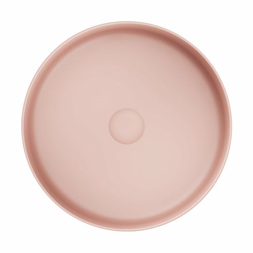 Раковина керамическая Omoikiri Mira 4972067 40х40 накладная цвет розовый