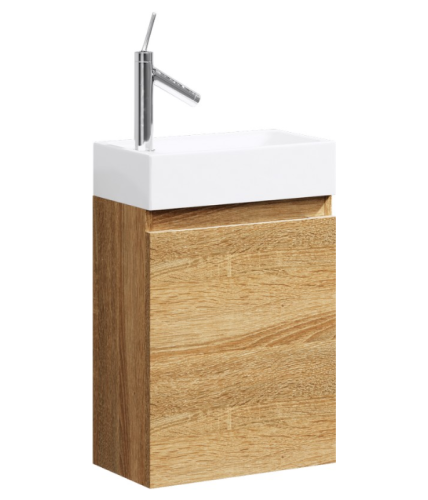 Тумба под раковину Aqwella Y Ln-MP.01.04/DS 40х20 подвесная цвет коричневый