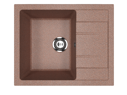 Кухонная мойка Ulgran Classic U-607-307 60х50 цвет коричневый