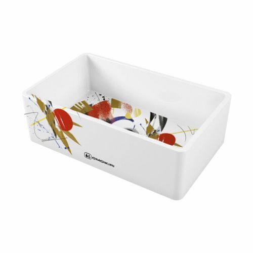 Кухонная мойка Omoikiri Mikura 4993021 75х45 цвет белый