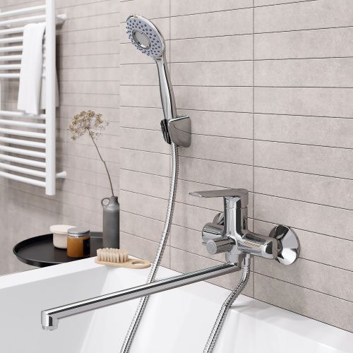 Смеситель для ванны Tokito MISAWA TOK-MIS-1015 настенный хром