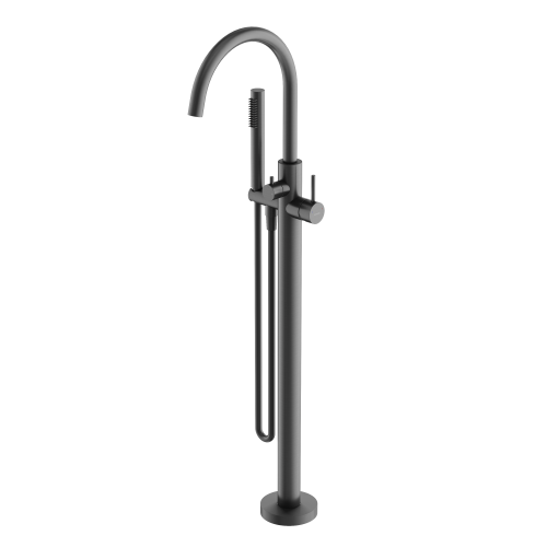 Смеситель Sancos Etna SC9009GG напольный вороненая сталь