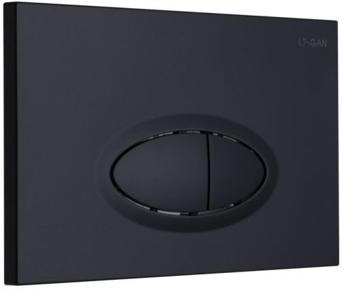 Клавиша смыва механическая Logan Oval 00297676 цвет черный