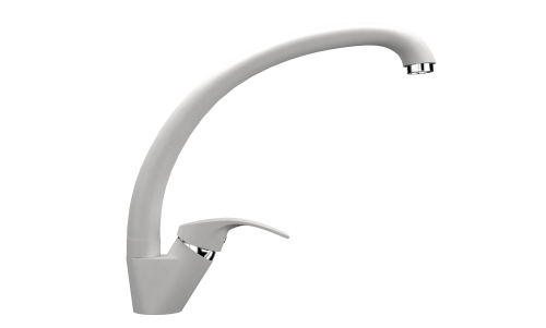 Смеситель для кухни Ulgran Classic U-007-341 на мойку белый