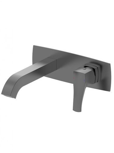 Смеситель для раковины Wonzon & Woghand FLEX WW-88869072-BGM встраиваемый в стену серый
