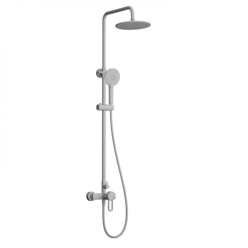 Душевая стойка Wonzon & Woghand WW-B2166-A-MW настенная цвет белый