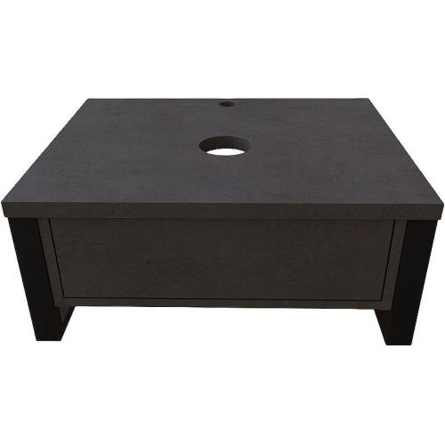 Тумба под раковину 1MarKa Grunge Loft Ц0000001581 60х50 подвесная цвет серый