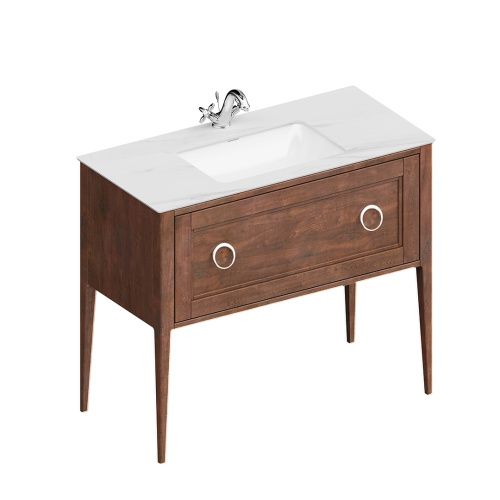 Тумба под раковину Kerama Marazzi PLAZA PL.CN.100.1\NUT.M 100х50 напольная цвет коричневый