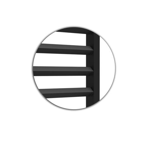 Полотенцесушитель электрический Indigo Attic Romb LСLATCRE100-50BRRt 55х100 черный