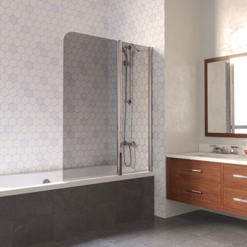 Душевая шторка на ванну Vegas-Glass E2V LUX ST E2V LUX ST 115 08 07 R 115х150 стекло тонированное профиль хром ориентация правая