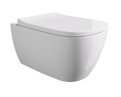 Чаша унитаза подвесная Alice Wunder 45000191 цвет белый без сиденья безободковая