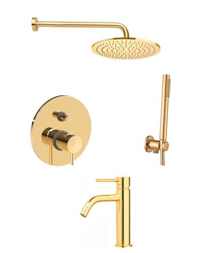 Душевая система Paffoni Light KITLIG015HG071KING встраиваемая в стену