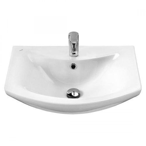 Раковина из сантехнического фарфора Santek Балтика 1WH110246 60х40 встраиваемая цвет белый 1 отверстие под смеситель