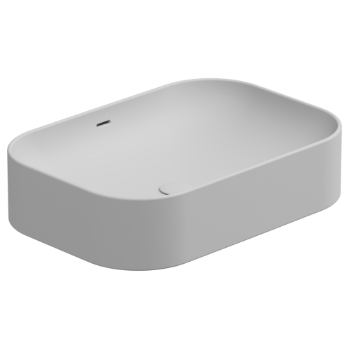 Раковина керамическая GSG Ceramic Design Easy EALAVTP60001 60х40 накладная цвет белый без отверстий под смеситель