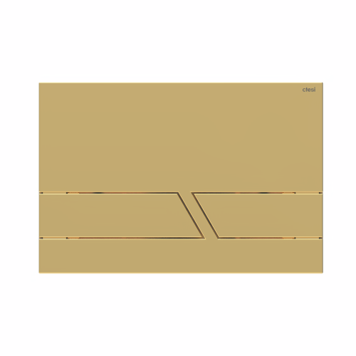 Клавиша смыва механическая Ctesi Kali PVD BK0202154 цвет золото