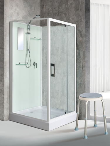 Душевая кабина River TANA 10000002997 100х100 квадратная без крыши ориентация универсальная