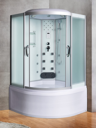 Душевой бокс River TEMZA 10000000802 135х135 стекло матовое профиль хром