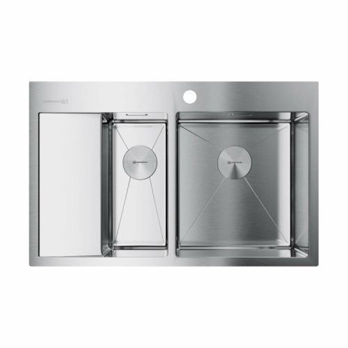 Кухонная мойка Omoikiri Akisame 4973063 80х50 цвет хром поверхность полированная