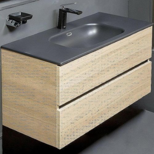 Тумба под раковину Armadi Art Vallessi 837-120-L 120х50 подвесная цвет коричневый