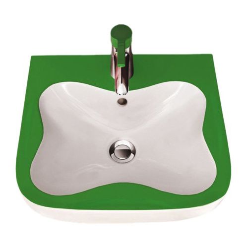 Раковина керамическая Laufen Florakids 8.1503.1.072.104.1 50 см подвесная цвет белый 1 отверстие под смеситель