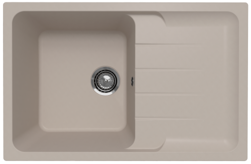 Кухонная мойка Ulgran Quartz Gerda 780-02 80х50 цвет бежевый