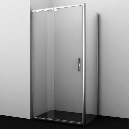 Боковая стенка Wasserkraft Berkel 48P 48P06-RP80 80х200 стекло прозрачное профиль хром