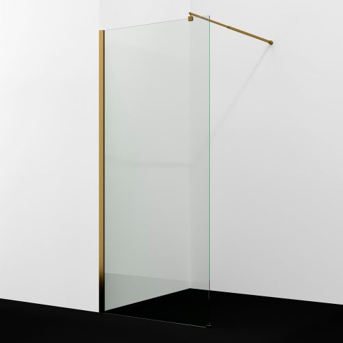 Душевая перегородка Wasserkraft Rur 30W 30W40BG 120х200 стекло прозрачное профиль золото