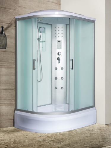 Душевая кабина River DUNAY 10000003129 120х90 асимметричная с крышей ориентация правая