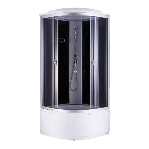 Душевая кабина Loranto CS-1200ТМ/G 120х120 четверть круга с крышей ориентация универсальная