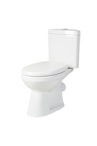 Унитаз напольный с бачком Creo Сeramique PROJECT COMBO-PR1003C белый с сиденьем с микролифт душевой смыв