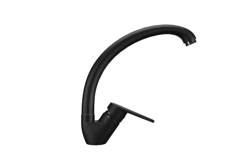 Смеситель для кухни Ulgran Practik PR-02-004 на мойку черный