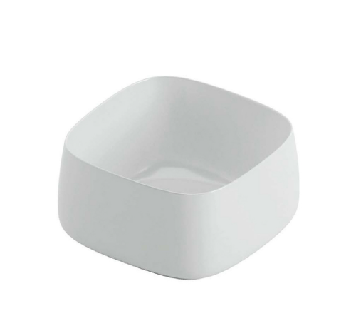 Раковина керамическая Artceram Cognac COL006 01 34 40х40 накладная цвет белый без отверстий под смеситель