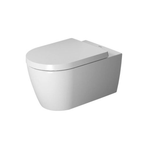 Унитаз подвесной Duravit Me by Starck 45290900A11 (25290900001+002009) белый с сиденьем микролифт безободковый