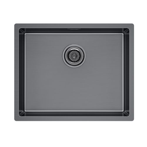 Кухонная мойка Paulmark LASSAN 54 UNI LA54-GM 40х50 цвет серый поверхность матовая