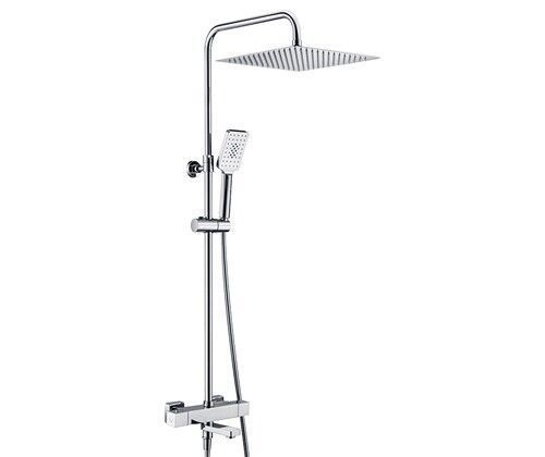 Душевая стойка Wasserkraft A19901 настенная цвет хром с термостатом