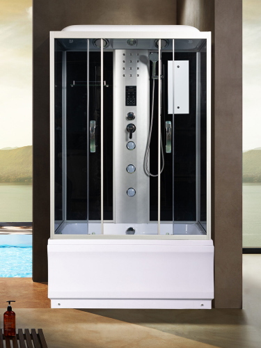 Душевая кабина River SENA 10000001578 120х80 прямоугольная с крышей ориентация универсальная