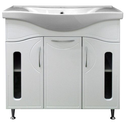 Тумба с раковиной Loranto Милена CS00070010 80х50 напольная цвет белый