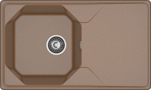 Кухонная мойка Granfest Unique U-840L терракот 85х50 цвет коричневый поверхность матовая