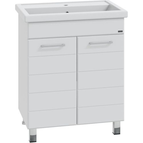 Тумба под раковину СанТа Омега 207037 70х40 напольная цвет белый