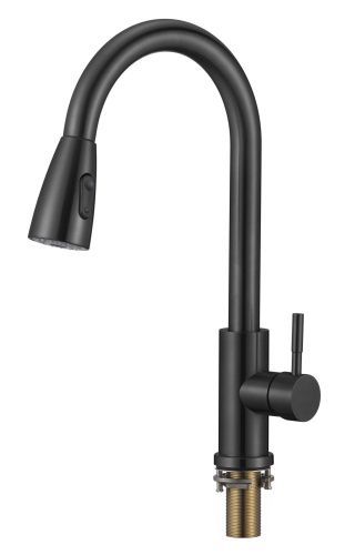 Смеситель для кухни Savol S-002806H на мойку черный