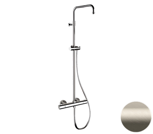 Душевая стойка Remer Elegance EQ32ASSDXV настенная цвет нержавеющая сталь с термостатом