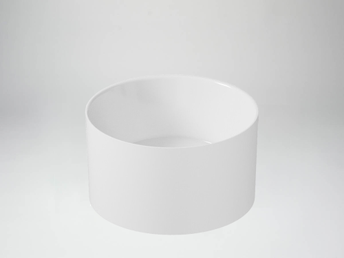 Раковина из сантехнического фарфора Galassia Core 7306 40х40 накладная цвет белый