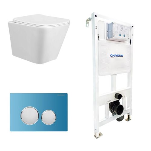 Сет унитаз + инсталляция + кнопка CC.300.80.01+FP.330.AQUABLUE.10+CR25200