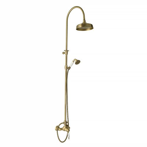 Душевая стойка Migliore OXFORD 30948 настенная цвет бронза