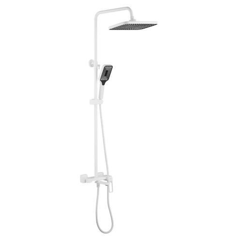 Душевая стойка Shevanik S6836C настенная цвет белый